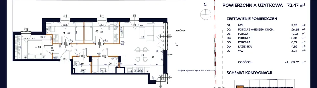 Mieszkanie w inwestycji: Kacpury Residence