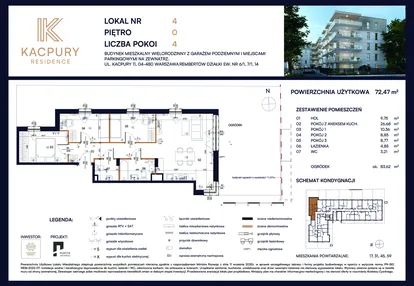 Mieszkanie w inwestycji: Kacpury Residence