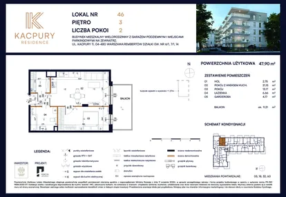 Mieszkanie w inwestycji: Kacpury Residence