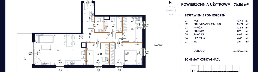 Mieszkanie w inwestycji: Kacpury Residence