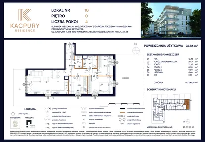 Mieszkanie w inwestycji: Kacpury Residence