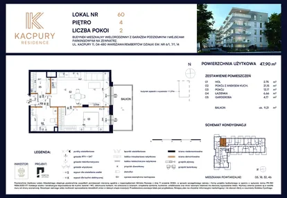 Mieszkanie w inwestycji: Kacpury Residence