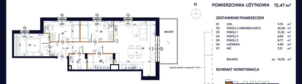 Mieszkanie w inwestycji: Kacpury Residence