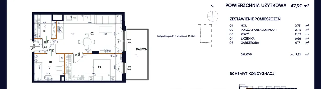 Mieszkanie w inwestycji: Kacpury Residence