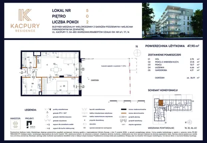 Mieszkanie w inwestycji: Kacpury Residence