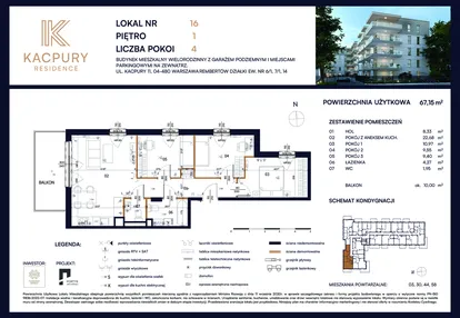 Mieszkanie w inwestycji: Kacpury Residence