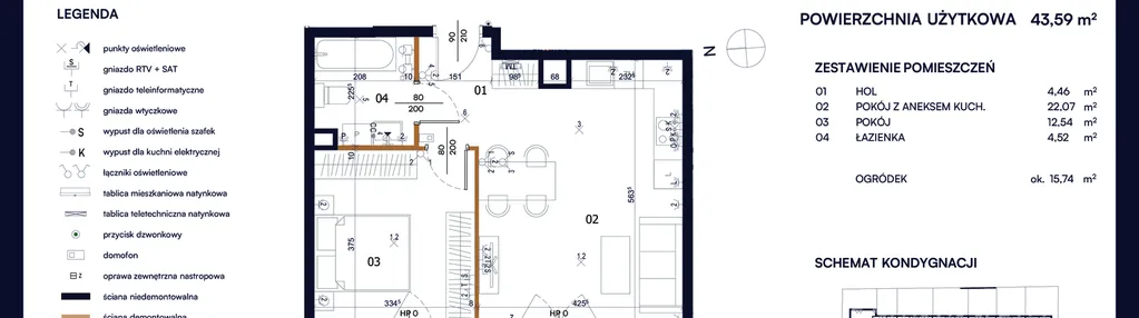 Mieszkanie w inwestycji: Kacpury Residence