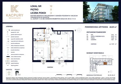 Mieszkanie w inwestycji: Kacpury Residence