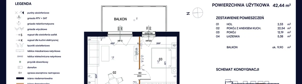 Mieszkanie w inwestycji: Kacpury Residence