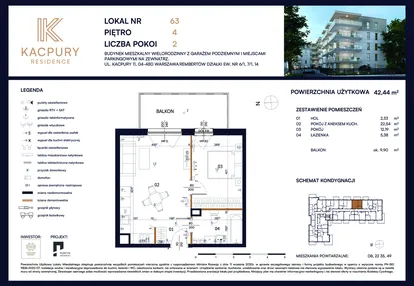 Mieszkanie w inwestycji: Kacpury Residence