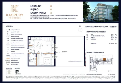 Mieszkanie w inwestycji: Kacpury Residence
