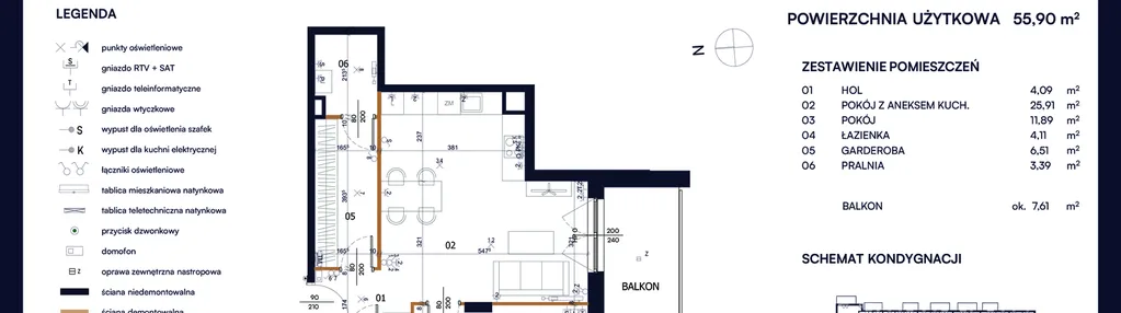 Mieszkanie w inwestycji: Kacpury Residence