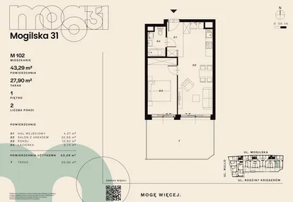 Mieszkanie w inwestycji: Mogilska 31