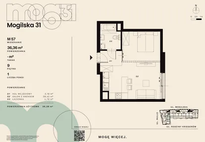 Mieszkanie w inwestycji: Mogilska 31