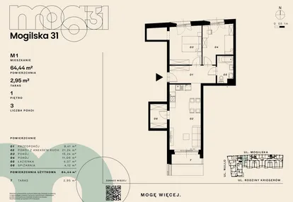 Mieszkanie w inwestycji: Mogilska 31
