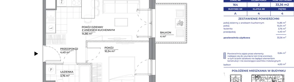 Mieszkanie w inwestycji: Architektów