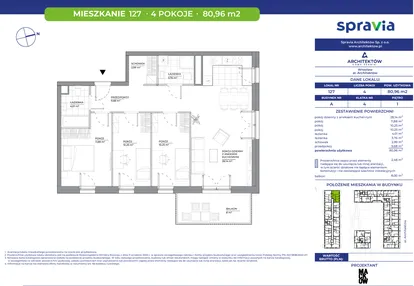 Mieszkanie w inwestycji: Architektów