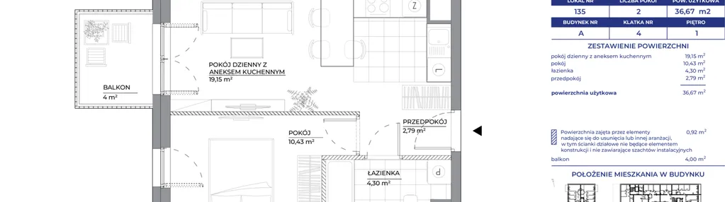 Mieszkanie w inwestycji: Architektów