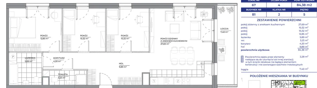 Mieszkanie w inwestycji: Architektów