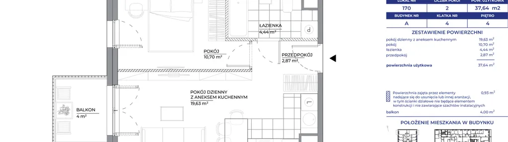 Mieszkanie w inwestycji: Architektów
