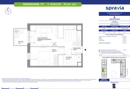 Mieszkanie w inwestycji: Architektów