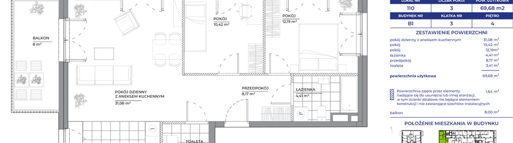 Mieszkanie w inwestycji: Architektów