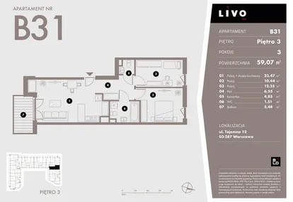 Mieszkanie w inwestycji: Livo