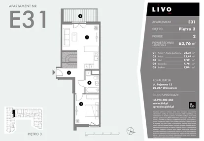 Mieszkanie w inwestycji: Livo