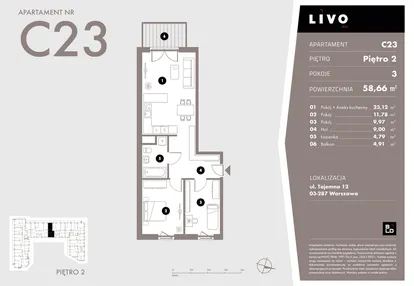 Mieszkanie w inwestycji: Livo