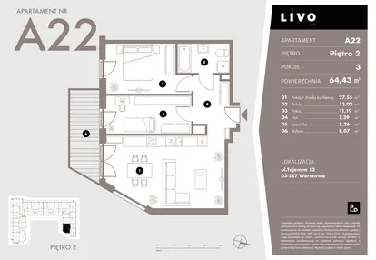Mieszkanie w inwestycji: Livo