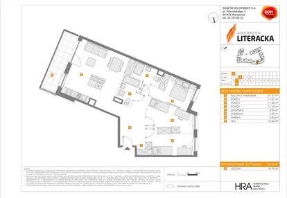 Mieszkanie w inwestycji: Apartamenty Literacka etap 2.2