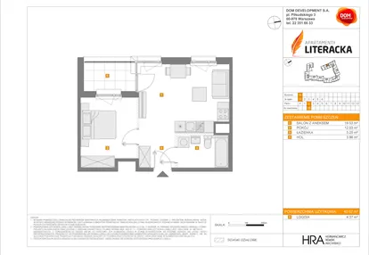 Mieszkanie w inwestycji: Apartamenty Literacka etap 2.2