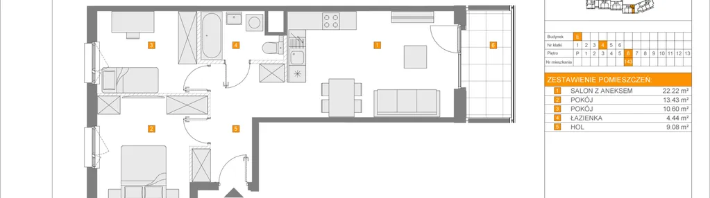 Mieszkanie w inwestycji: Apartamenty Literacka etap 2.2