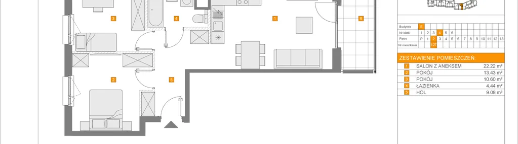 Mieszkanie w inwestycji: Apartamenty Literacka etap 2.2