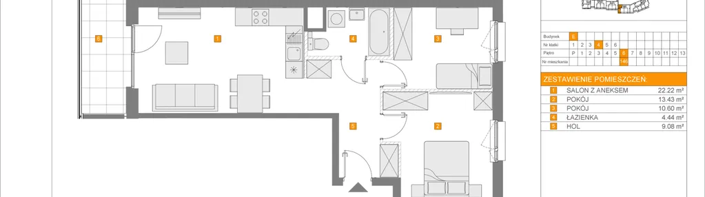 Mieszkanie w inwestycji: Apartamenty Literacka etap 2.2