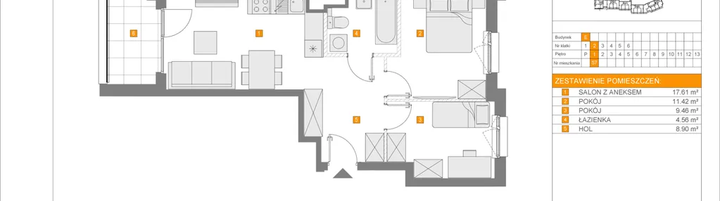 Mieszkanie w inwestycji: Apartamenty Literacka etap 2.2