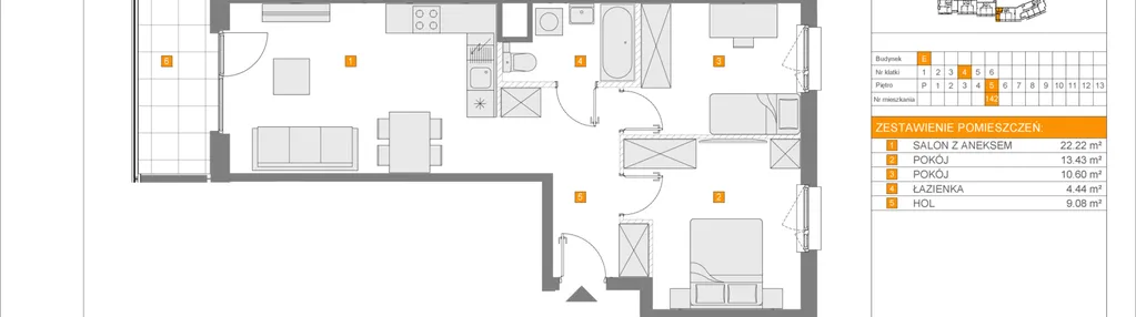 Mieszkanie w inwestycji: Apartamenty Literacka etap 2.2