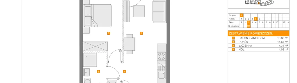 Mieszkanie w inwestycji: Apartamenty Literacka etap 2.2