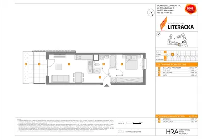 Mieszkanie w inwestycji: Apartamenty Literacka etap 2.2