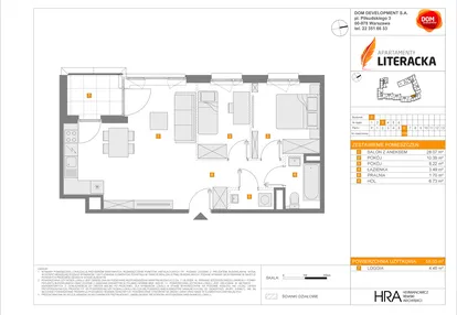 Mieszkanie w inwestycji: Apartamenty Literacka etap 2.2