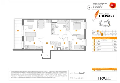 Mieszkanie w inwestycji: Apartamenty Literacka etap 2.2