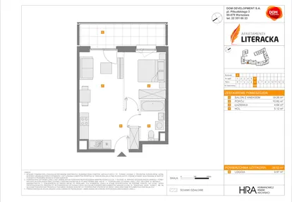 Mieszkanie w inwestycji: Apartamenty Literacka etap 2.2
