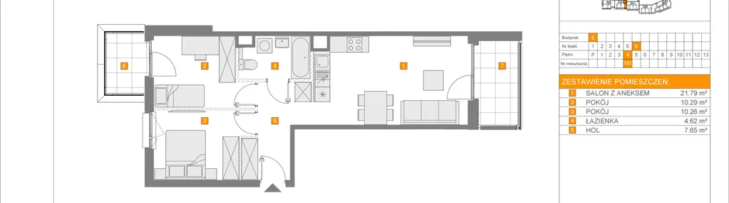 Mieszkanie w inwestycji: Apartamenty Literacka etap 2.2