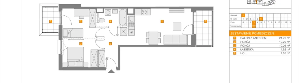 Mieszkanie w inwestycji: Apartamenty Literacka etap 2.2