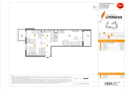 Mieszkanie w inwestycji: Apartamenty Literacka etap 2.2
