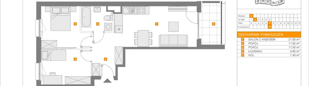 Mieszkanie w inwestycji: Apartamenty Literacka etap 2.2