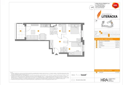Mieszkanie w inwestycji: Apartamenty Literacka etap 2.2