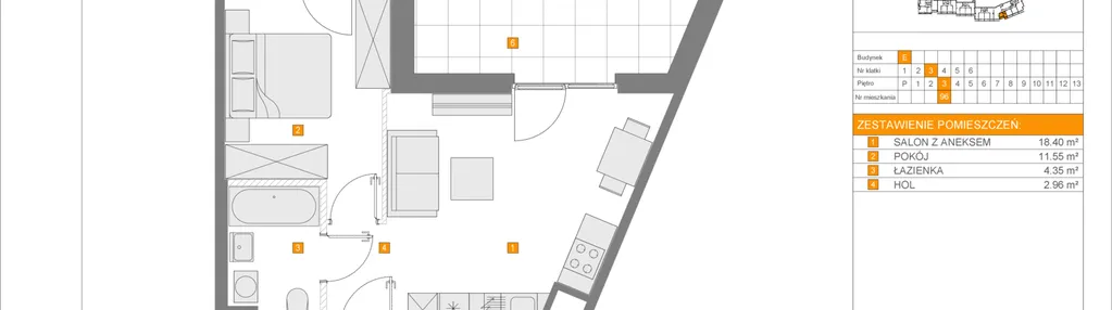 Mieszkanie w inwestycji: Apartamenty Literacka etap 2.2