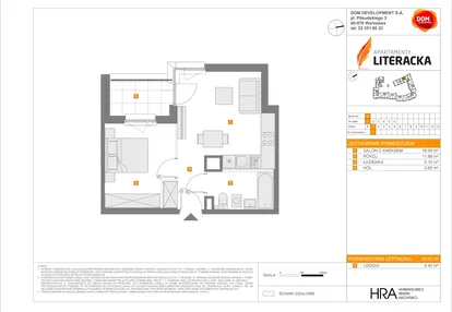 Mieszkanie w inwestycji: Apartamenty Literacka etap 2.2