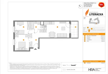 Mieszkanie w inwestycji: Apartamenty Literacka etap 2.2